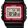 Черный полимерный ремешок Casio 10435844 для часов Casio W-215H-1A, W-215H-1A2
