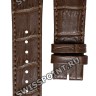 Коричневый кожаный ремешок Balmain B1720803, 22/18, с двойным вырезом, без замка, для часов Balmain 5881, 5885, 5886