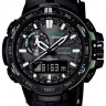 Черный карбоновый ремешок Casio 10631614 для часов Casio PRW-6000Y-1A, PRW-S6100Y-1, PRW-6100Y-1