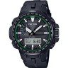 Черный карбоновый ремешок Casio 10631614 для часов Casio PRW-6000Y-1A, PRW-S6100Y-1, PRW-6100Y-1