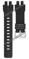 Черный карбоновый ремешок Casio 10631614 для часов Casio PRW-6000Y-1A, PRW-S6100Y-1, PRW-6100Y-1