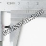 Черный стальной винт Casio 10576434 (папа) для крепления ремешка / браслета часов Casio MTG-B1000B-1A, MTG-B1000B-1A4, MTG-B1000BD-1A, MTG-B1000CX-4A, MTG-B1000DCM-1A, MTG-B1000TF-1A, MTG-B1000TJ-1A, MTG-B1000WLP-1A, MTG-B1000XB-1A, MTG-B1000XBD-1A