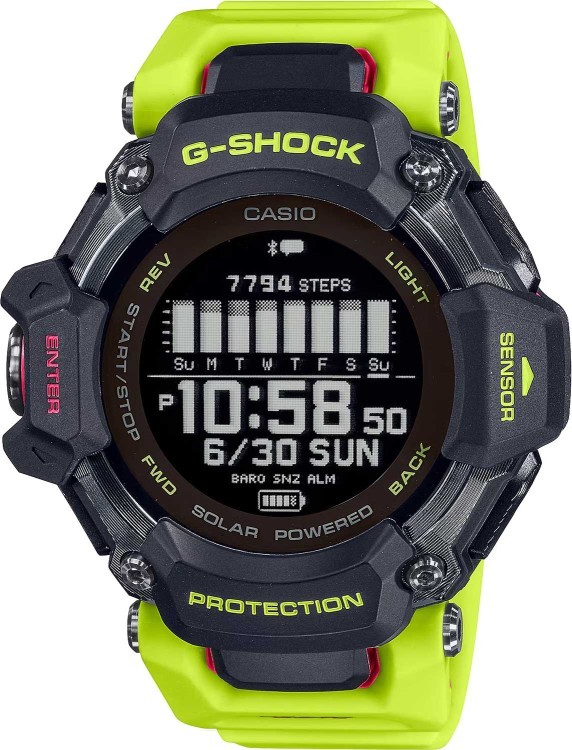 Зеленый полимерный ремешок Casio 10649549 для часов Casio GBD-H2000-1A9