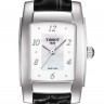 Серый кожаный ремешок Tissot T610033280, теленок, 14/12, без замка, для часов Tissot T10 T073.310