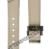 Серый кожаный ремешок Tissot T610033280, теленок, 14/12, без замка, для часов Tissot T10 T073.310