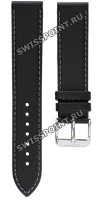 Черный кожаный ремешок Tissot T600029589, 19/18, стальная пряжка, для часов Tissot PR 100, T-Classic T049.407, T049.410,T049.417, T065.430