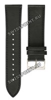Черный кожаный ремешок Orient QUDESPSB, 24/22 мм, стальная пряжка, для часов Orient FQC0P003B