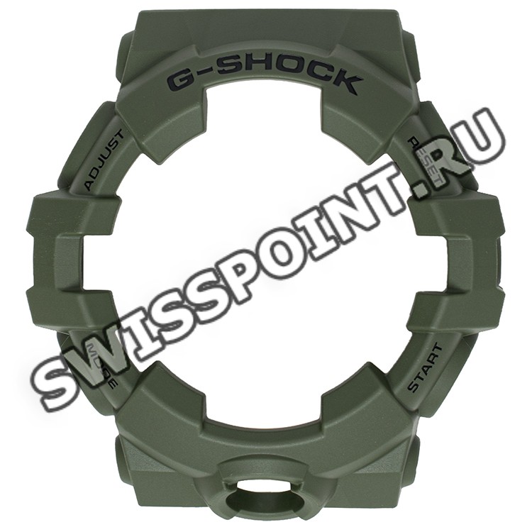 Оригинальный зеленый рант корпуса часов Casio 10549353 для часов Casio ...