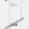 Черный полимерный ремешок Casio 10627212 для часов Casio G-Shock G-Squad GBA-900-1A, GBA-900-1A6, GBA-900SM-1A3