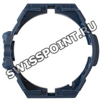 Нижний синий полимерный рант корпуса Casio 10493643 для часов Casio GA-1100-2A