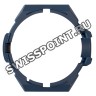 Нижний синий полимерный рант корпуса Casio 10493643 для часов Casio GA-1100-2A