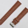 Коричневый кожаный ремешок Stailer Original BN-1801 18/16 мм, 118/72 мм с пряжкой