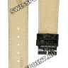 Черный кожаный ремешок Longines L682100667, теленок, 19/16, без замка, для часов Longines Presence L4.824.6, L4.714.6, L4.744.6, L4.778.6