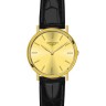 Черный кожаный ремешок Longines L682100667, теленок, 19/16, без замка, для часов Longines Presence L4.824.6, L4.714.6, L4.744.6, L4.778.6