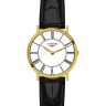 Черный кожаный ремешок Longines L682100667, теленок, 19/16, без замка, для часов Longines Presence L4.824.6, L4.714.6, L4.744.6, L4.778.6