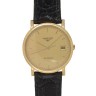 Черный кожаный ремешок Longines L682100667, теленок, 19/16, без замка, для часов Longines Presence L4.824.6, L4.714.6, L4.744.6, L4.778.6