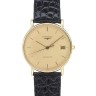 Черный кожаный ремешок Longines L682100667, теленок, 19/16, без замка, для часов Longines Presence L4.824.6, L4.714.6, L4.744.6, L4.778.6