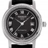 Черный кожаный ремешок Tissot T610020011, теленок, имитация крокодила, 14/14, без замка, для часов Tissot T-Wave, Bridgeport L850, T045.207