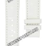 Белый кожаный ремешок Tissot T610033630, теленок, 18/16, без замка, для часов Tissot Luxury T086.207, T086.208