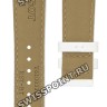 Белый кожаный ремешок Tissot T610033630, теленок, 18/16, без замка, для часов Tissot Luxury T086.207, T086.208