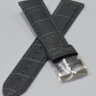 Серый кожаный ремешок Tissot T600037008, имитация крокодила, 20/18, стальная пряжка, для часов Tissot PR100 T101.410, T101410A, T101.410.16.441.00