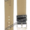 Серый кожаный ремешок Tissot T600037008, имитация крокодила, 20/18, стальная пряжка, для часов Tissot PR100 T101.410, T101410A, T101.410.16.441.00