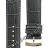 Серый кожаный ремешок Tissot T600037008, имитация крокодила, 20/18, стальная пряжка, для часов Tissot PR100 T101.410, T101410A, T101.410.16.441.00