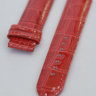 Красный кожаный ремешок Tissot T610031524, имитация крокодила, 16/16, без замка, для часов Tissot Lady Heart T050.207.16.116.02, T050.207.16.116.03