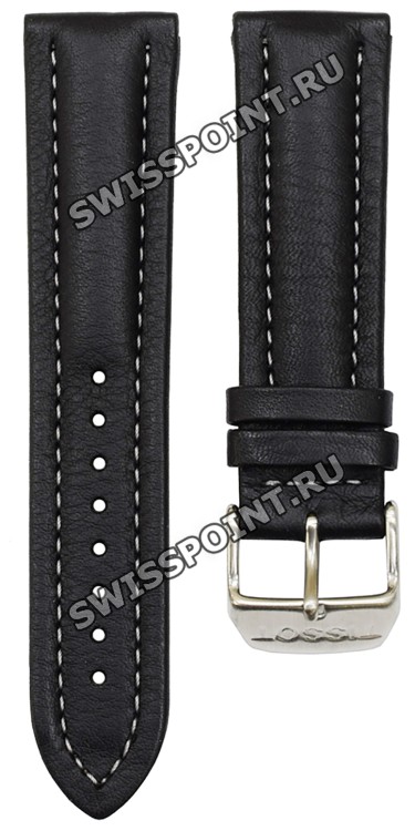 Черный кожаный ремешок Tissot T600013453, 22/20, стальная пряжка, для часов Tissot V8 Chrono S762/862
