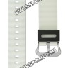 Черный полимерный ремешок Casio 10631621 с белой подложкой для часов Casio PRG-650-1