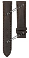 Коричневый кожаный ремешок Tissot T610021084, теленок, 20/18, без замка, для часов Tissot Quadrato T005.510