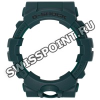 Зеленый рант корпуса часов Casio 10561568 для часов Casio GBA-800-3A