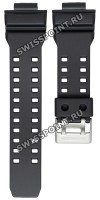 Черный полимерный ремешок Casio 10437686 для часов Casio GD-350-1, GD-350-1B, GD-350-1C