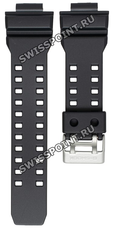 Черный полимерный ремешок Casio 10437686 для часов Casio GD-350-1, GD-350-1B, GD-350-1C