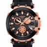 Черный каучуковый ремешок Tissot T603041971, розовая пряжка, для часов Tissot T-Race Chronograph T115.417.37.051.00