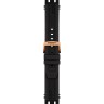 Черный каучуковый ремешок Tissot T603041971, розовая пряжка, для часов Tissot T-Race Chronograph T115.417.37.051.00