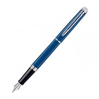 Ручка WATERMAN 1904598 Перьевая ручка Waterman Hemisphere 2014, Blue Obsession CT, перо: F (№ 411)