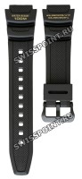 Черный полимерный ремешок Casio 10379562 для часов Casio SGW-400H-1B2