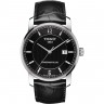 Черный кожаный ремешок Tissot T610033631, теленок, 22/20, без замка, для часов Tissot Luxury T086.407, T086.408