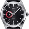 Черный кожаный ремешок Tissot T600037056, теленок, имитация крокодила, 20/18, стальная пряжка, для часов Tissot PR 100 T101.417, T101.452