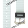 Черный полимерный ремешок Casio 10631622 с бело-голубой подложкой для часов Casio PRG-650Y-1