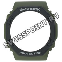 Зеленый рант корпуса часов Casio 10603484 для часов Casio GA-2110SU-3A