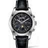 Черный кожаный ремешок Longines L682120176, аллигатор, 21/18 XS, укороченный, без замка, для часов Longines Master Collection L2.798.4, L2.803.4, L2.798.5, L2.799.4, L2.799.5, L2.920.4, L2.910.4, L2.629.4, L2.648.4, L2.665.4