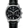 Черный кожаный ремешок Longines L682120176, аллигатор, 21/18 XS, укороченный, без замка, для часов Longines Master Collection L2.798.4, L2.803.4, L2.798.5, L2.799.4, L2.799.5, L2.920.4, L2.910.4, L2.629.4, L2.648.4, L2.665.4