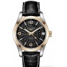 Черный кожаный ремешок Longines L682120176, аллигатор, 21/18 XS, укороченный, без замка, для часов Longines Master Collection L2.798.4, L2.803.4, L2.798.5, L2.799.4, L2.799.5, L2.920.4, L2.910.4, L2.629.4, L2.648.4, L2.665.4