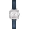 Синий кожаный ремешок Tissot T600043163 / T610043164, 9/8 мм, стальная пряжка, для часов Tissot Lovely T058.109.16.031.00