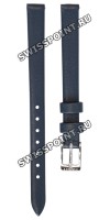 Синий кожаный ремешок Tissot T600043163 / T610043164, 9/8 мм, стальная пряжка, для часов Tissot Lovely T058.109.16.031.00