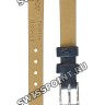 Синий кожаный ремешок Tissot T600043163 / T610043164, 9/8 мм, стальная пряжка, для часов Tissot Lovely T058.109.16.031.00