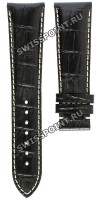 Черный кожаный ремешок Certina C610014536, теленок, 22/18, без замка, для часов Certina Ds Podium C001.614