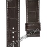 Коричневый кожаный ремешок Tissot T610031127, удлиненный, 20/18 XL, теленок, имитация крокодила, без замка, для часов Tissot T-Classic Tradition T063.610, T063.617, T063.637, T063.639
